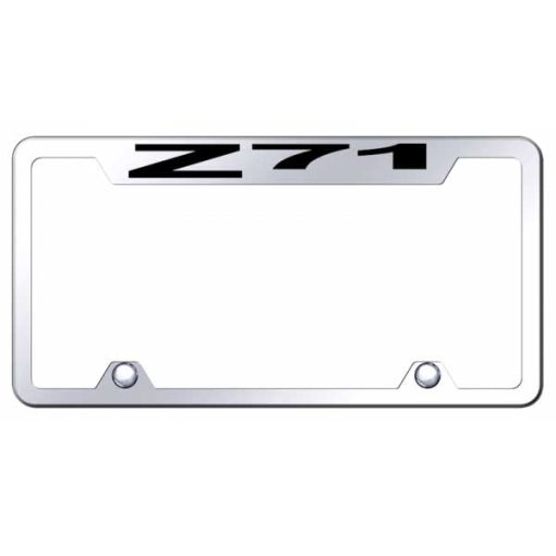 Z71 Steel Truck Cut-Out Frame - Laser Etched Mirrored