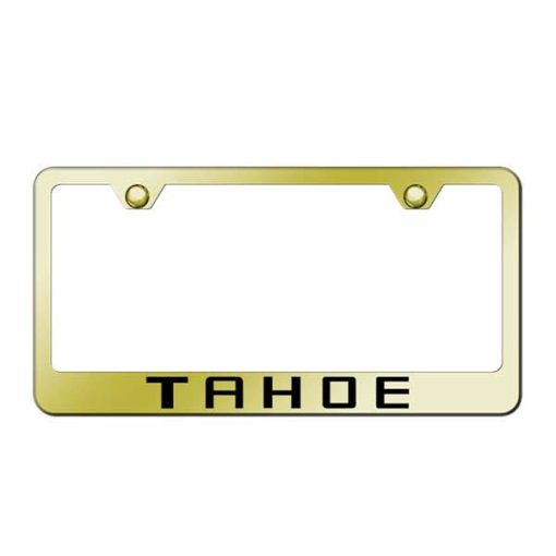 Tahoe Stainless Steel Frame - Laser Etched Gold