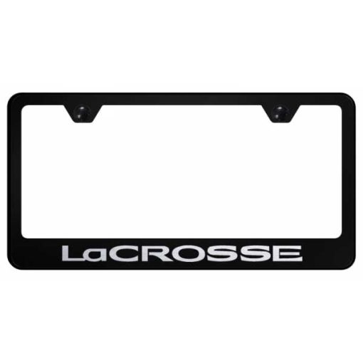 LaCrosse Stainless Steel Frame - Laser Etched Black