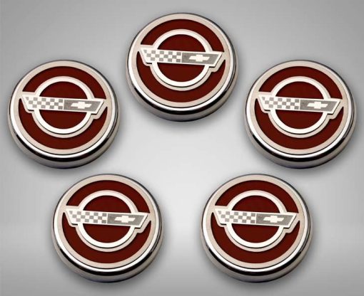 1984-1996 C4 Corvette - C4 Style Fluid Cap Cover Sets 5Pc - Automatic Transmission - Image 4