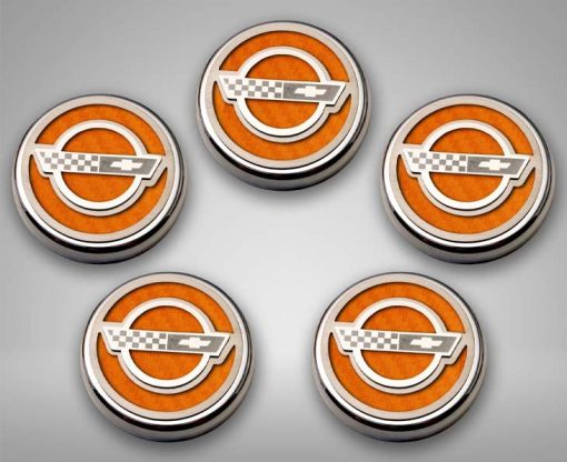 1984-1996 C4 Corvette - C4 Style Fluid Cap Cover Sets 5Pc - Automatic Transmission - Image 6