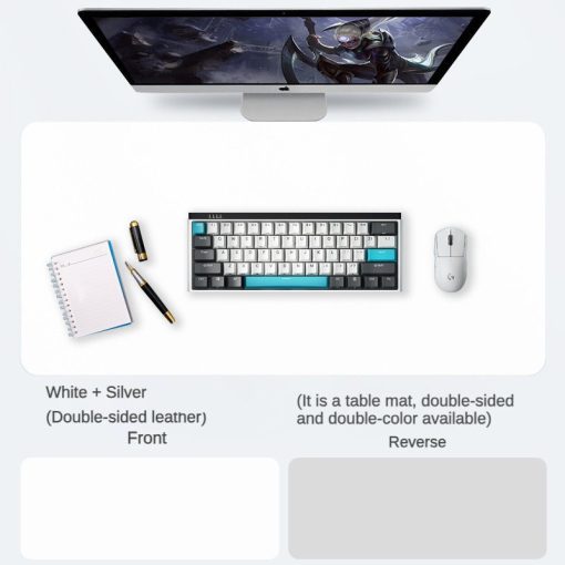 Double-sided Leather mouse pad， waterproof, anti-slip, suitable for mouse and keyboard - Image 10