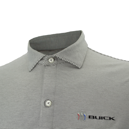 Buick Mens Johnnie-O Striped Polo