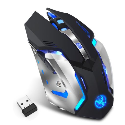 HXSJ new wireless mouse 2.4GPI gaming mouse glowing mouse - Image 2