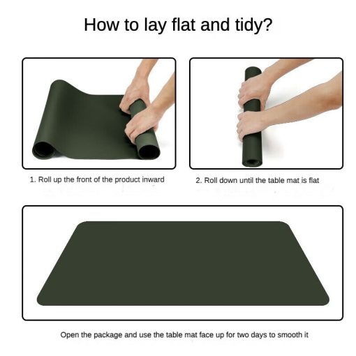 Double-sided Leather mouse pad， waterproof, anti-slip, suitable for mouse and keyboard - Image 2