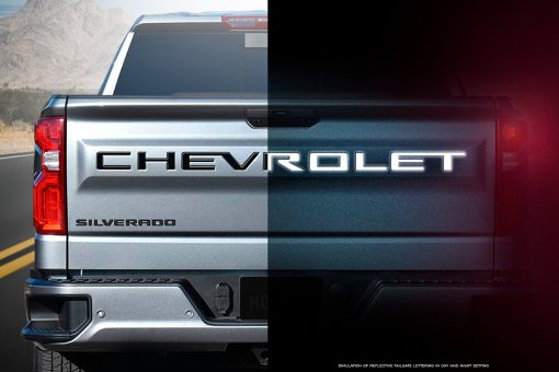 Silverado Tailgate Letters 2019-2022 model - Image 4