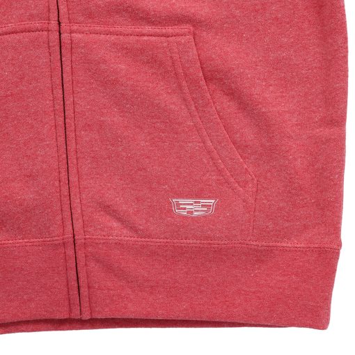 Cadillac Youth Full Zip Hoodie - Pomegranate - Image 2