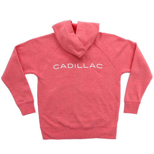 Cadillac Youth Full Zip Hoodie - Pomegranate - Image 4