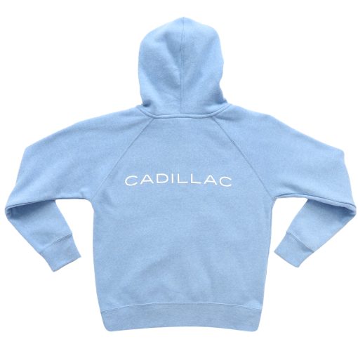 Cadillac Youth Full Zip Hoodie - Pacific Blue - Image 3