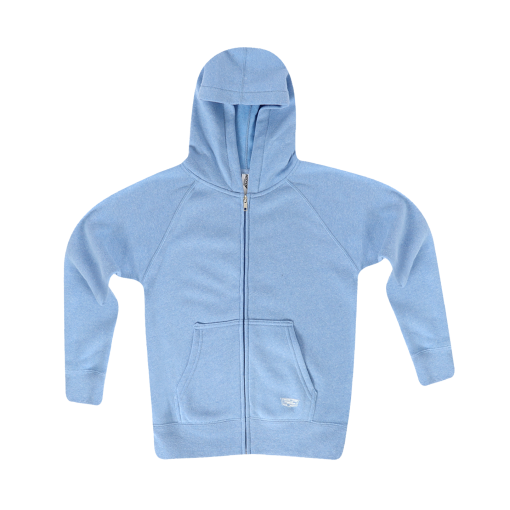 Cadillac Youth Full Zip Hoodie - Pacific Blue