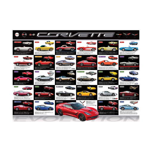 Corvette Evolution 1000 Piece Puzzle - Image 2