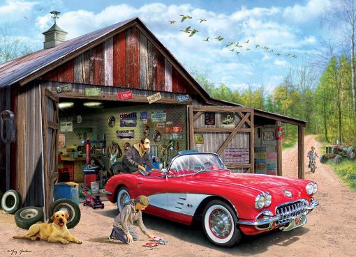 Corvette - Out Of Storage 1000 Piece Puzzle - Image 2