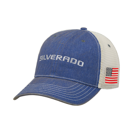 Chevrolet Silverado Denim Soft Mesh Back Cap