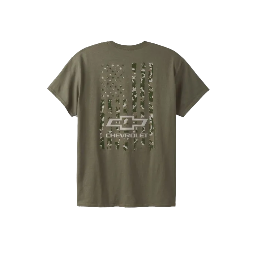 Chevrolet Camo Flag T-Shirt - Image 2