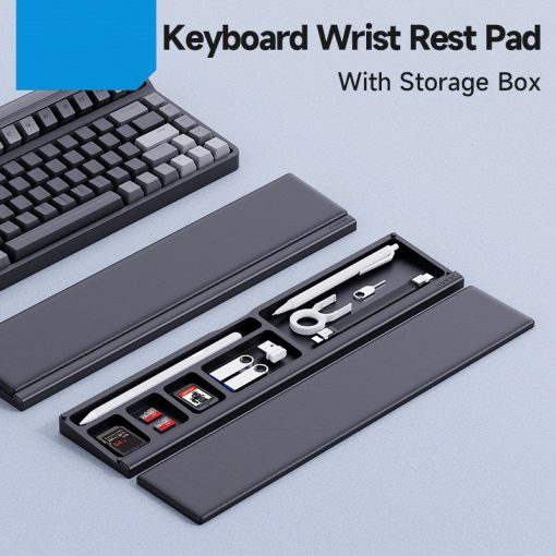 Keyboard Support Mouse Wrist Pad Desktop Storage Box