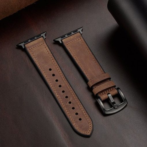 【AG007】APPLE WATCH Leather Strap - Image 2