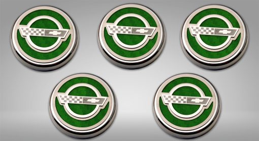 1984-1996 C4 Corvette - C4 Style Fluid Cap Cover Sets 5Pc - Automatic Transmission - Image 5