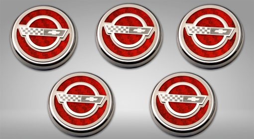 1984-1996 C4 Corvette - C4 Style Fluid Cap Cover Sets 5Pc - Automatic Transmission - Image 8