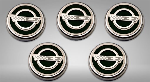 1984-1996 C4 Corvette - C4 Style Fluid Cap Cover Sets 5Pc - Automatic Transmission - Image 9