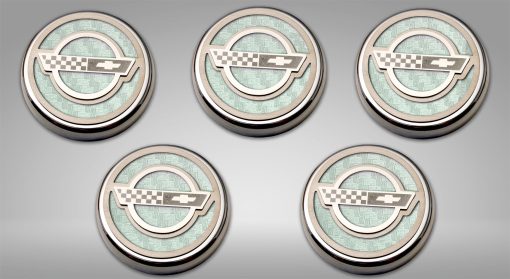 1984-1996 C4 Corvette - C4 Style Fluid Cap Cover Sets 5Pc - Automatic Transmission - Image 12