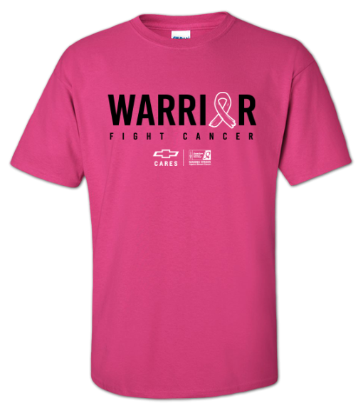 Chevrolet Breast Cancer Awareness Fight Cancer Warrior T-Shirt