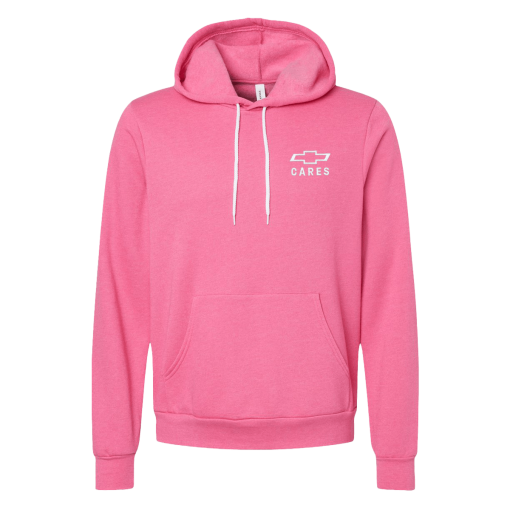 Chevy Care Pink Bella Canvas Sponge Hoodie