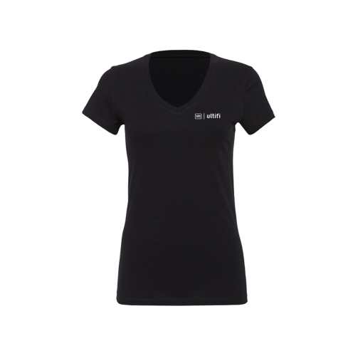 ULTIFI Ladies' Jersey Short-Sleeve V-Neck