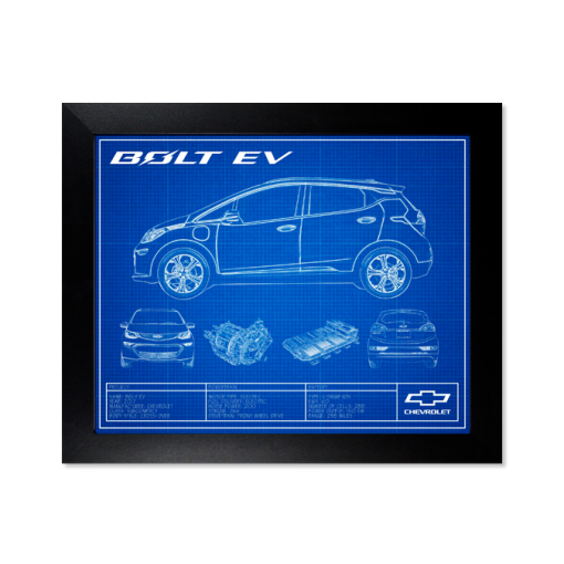 Bolt EV Framed Blueprint