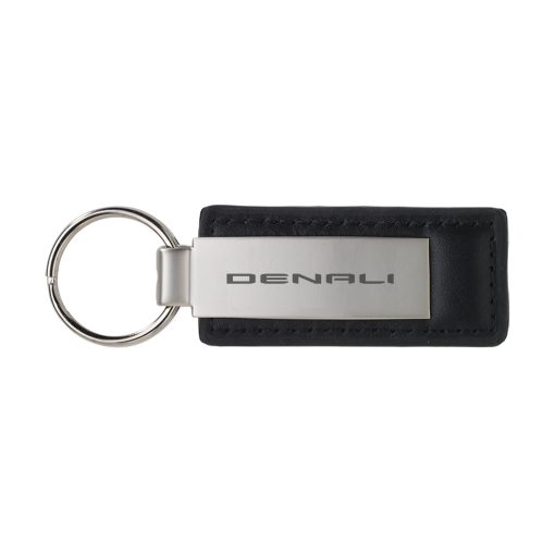 DENALI Large Leather/Metal Keychain