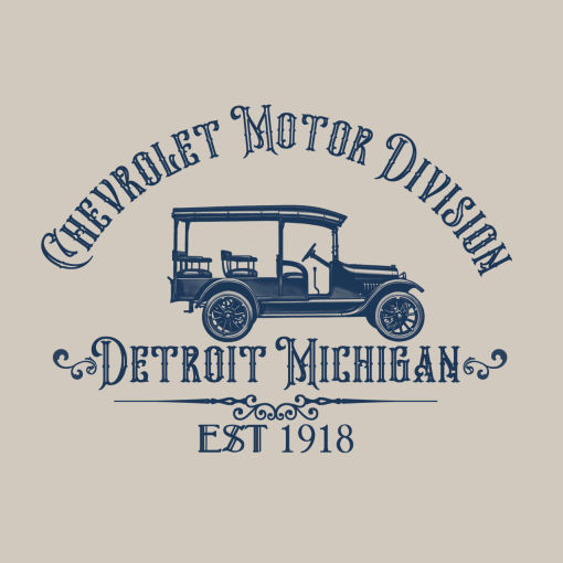 1920 Chevy Arched Text T-Shirt - Image 2