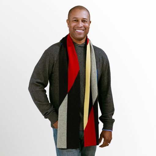 V-Series Bold Rhombus Scarf - Image 5