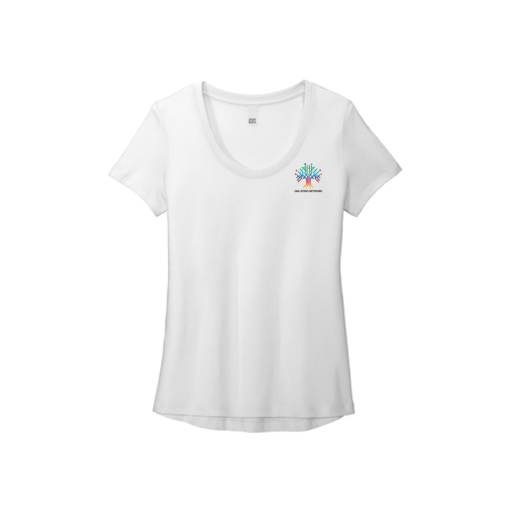 GM Latino Network ERG Scoop Neck Tee - Image 2