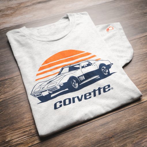 Vintage Corvette Sunrise Tee - Image 3