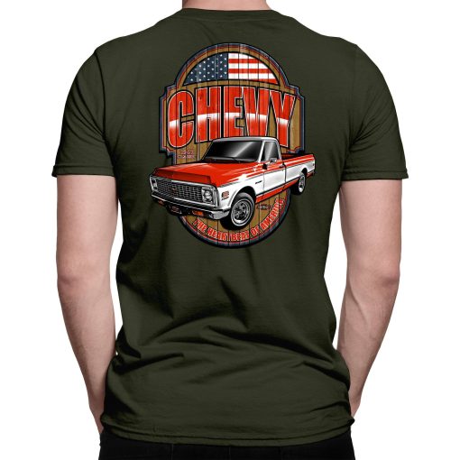 1967 C-10 Pick Up Wood Sign T-Shirt - Image 2