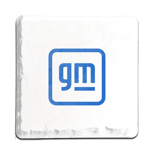 GM Logo Stone Tile Coaster