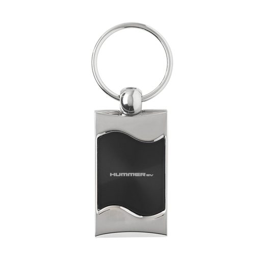 Hummer EV Silver Wave Keychain