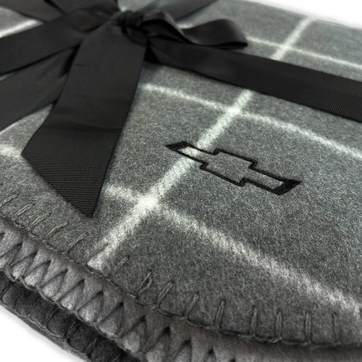 Chevrolet Plaid Throw Blanket - Image 3