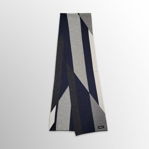 V-Series Monochrome Rhombus Scarf