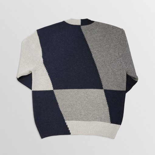 V-Series Monochrome Rhombus Sweater - Image 2