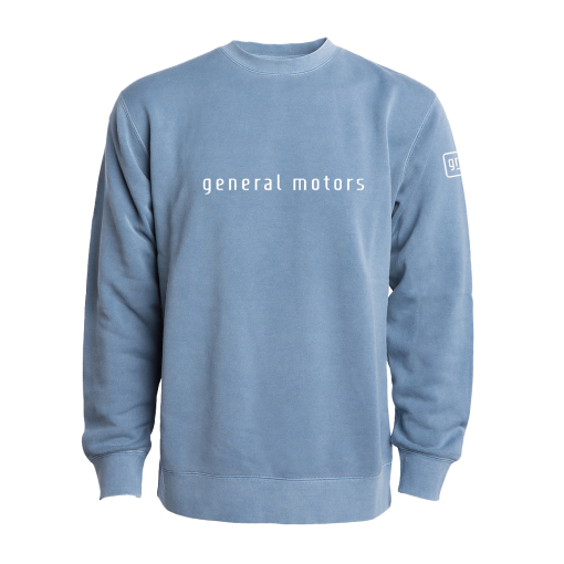 General Motors Unisex Midweight Pigment Dyed Crewneck