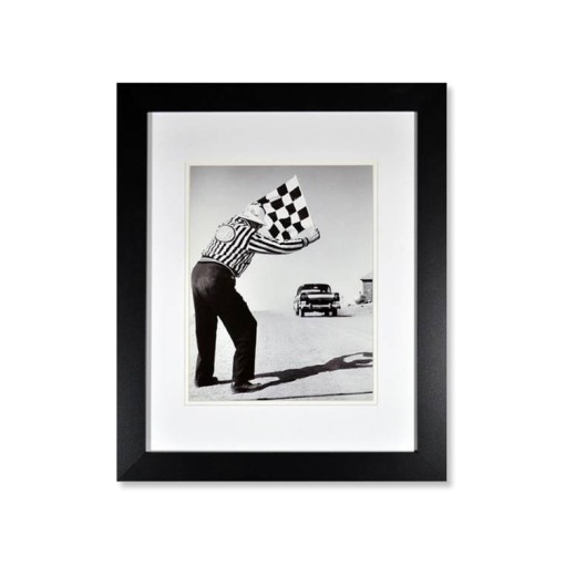 Framed Historic Checkered Flag Print