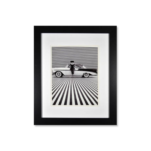 Framed Historic Bel Air 1956 Sport Coupe Print