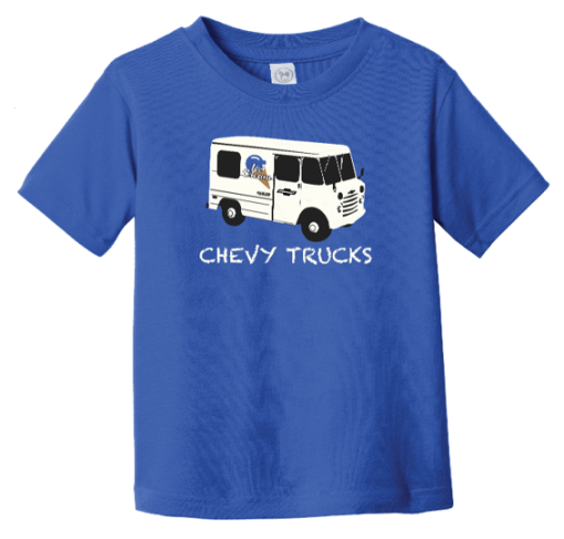 Toddler Chevy Trucks Ice Cream Graphic T-Shirt