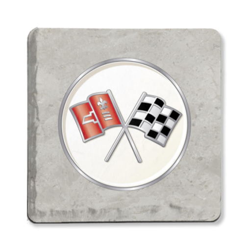 Corvette C2 Logo Coaster