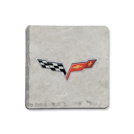 Corvette C6 Logo Coaster