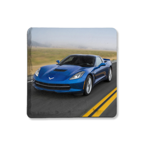 Corvette C7 Blue Coaster