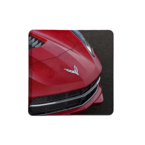 Corvette C7 Red Front Coaster