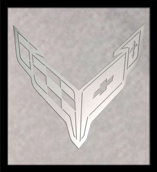 C8 Corvette Laser Cut Logo Sign - Image 3