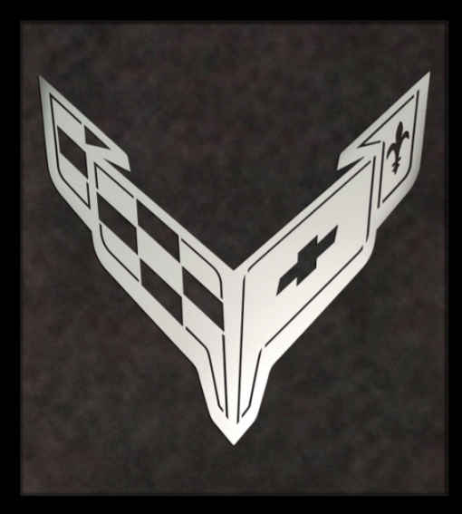 C8 Corvette Laser Cut Logo Sign - Image 6