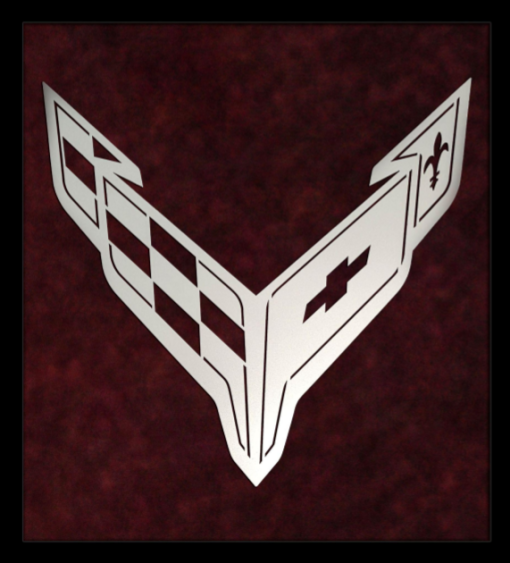 C8 Corvette Laser Cut Logo Sign - Image 5